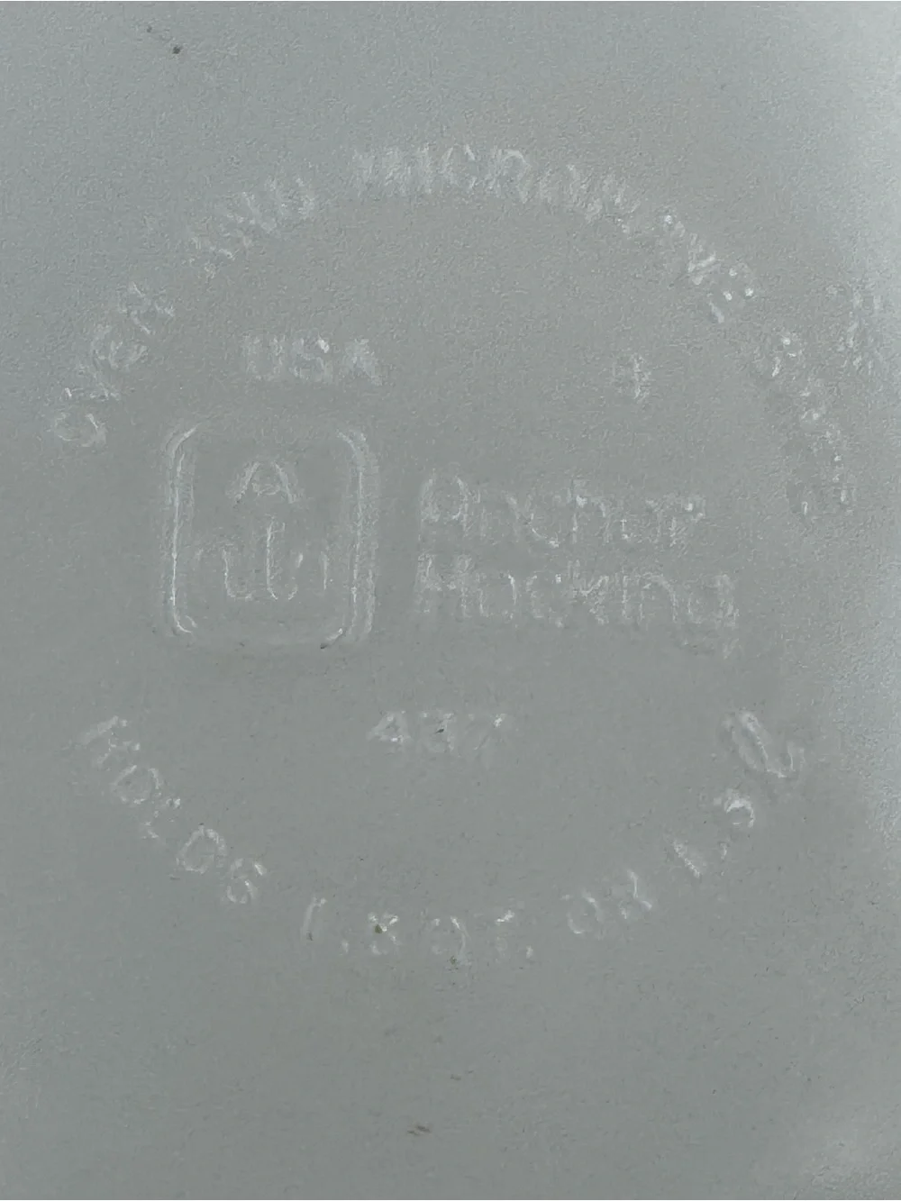 Anchor Hocking anchor hocking